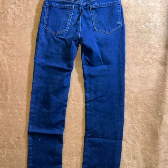Jordache Skinny Girls Sz 10 Stretch Pull Up Denim Blue Ankle Leggings‎ (S) - Picture 7 of 8